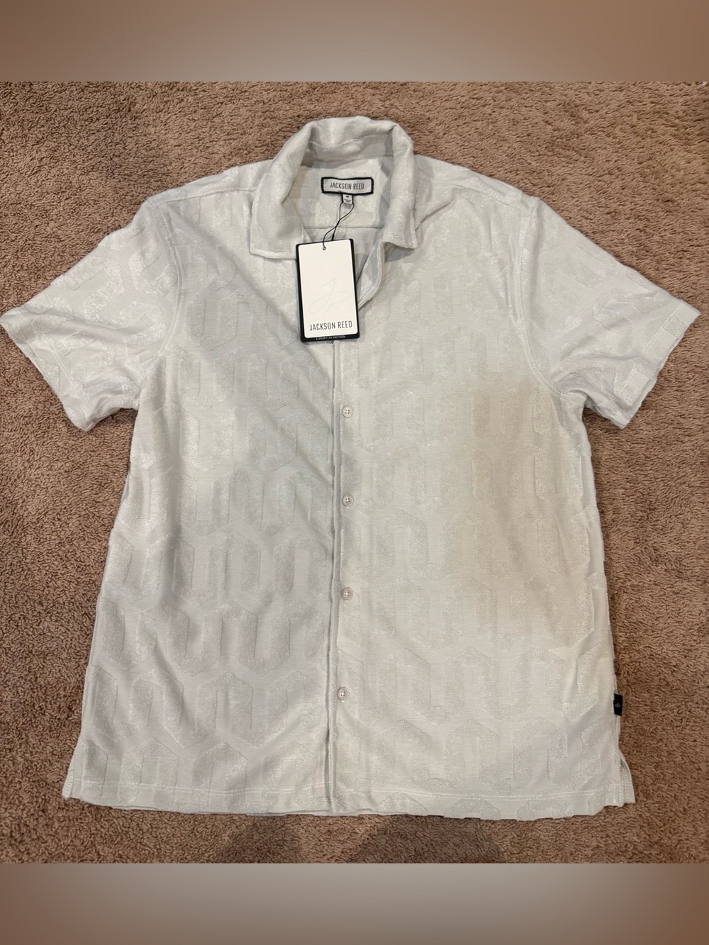 JACKSON REED Men's  Short Sleeve Button-Up Shirt